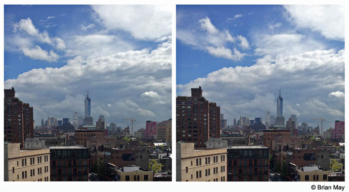 Freedom Tower from Soho House - parallel view