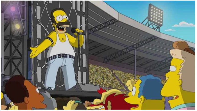 Simpsons Live Aid