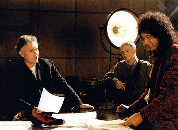 Roger Taylor, John Deacon, Brian May, Bray Studios