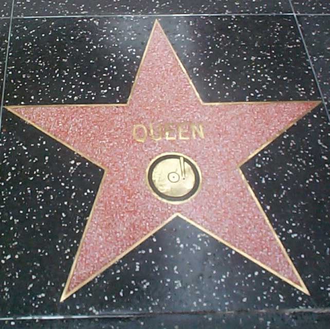 Queen's Hollywood Walk of Fame Star