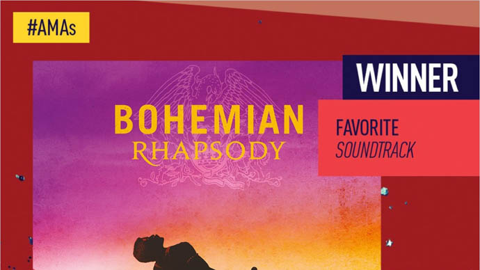 AMAs Bohemian Rhapsody Favourite Soundtrack