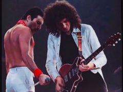 Freddie and Brian onstage - credit unknown