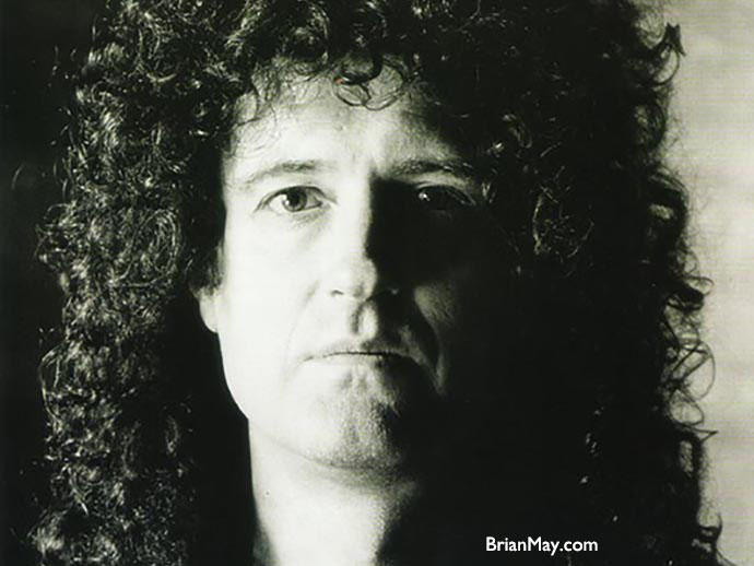 Brian May - monochrome