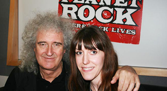 Brian May and Liz Barnes