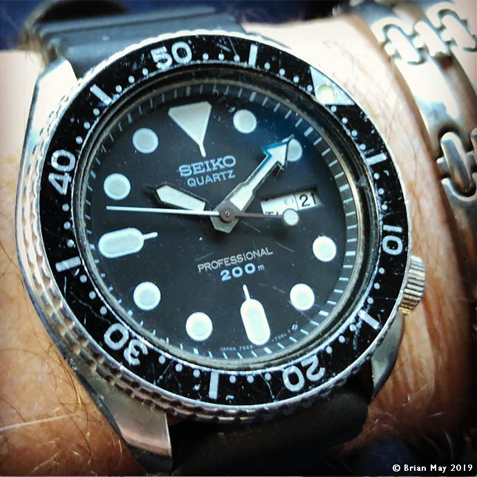 Brian's original Seiko diver's watch
