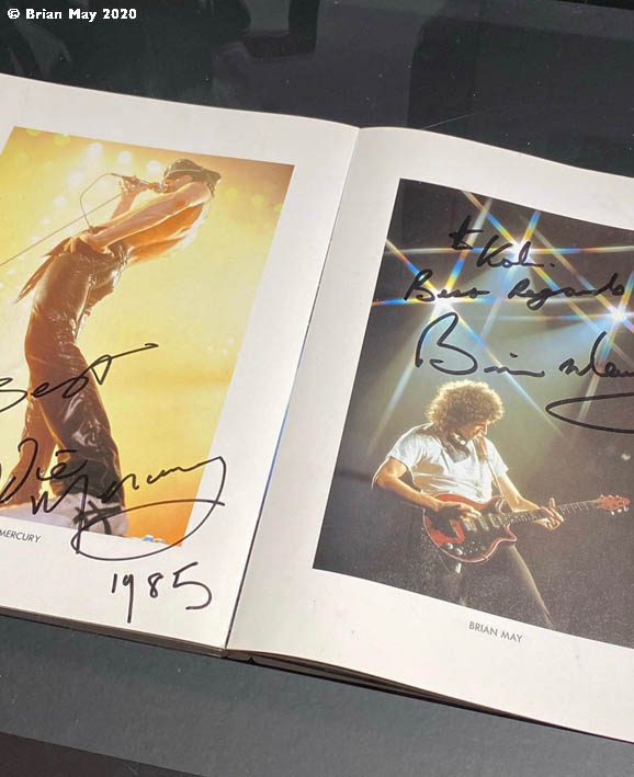Brian signed Tokyo Queen Exhibition