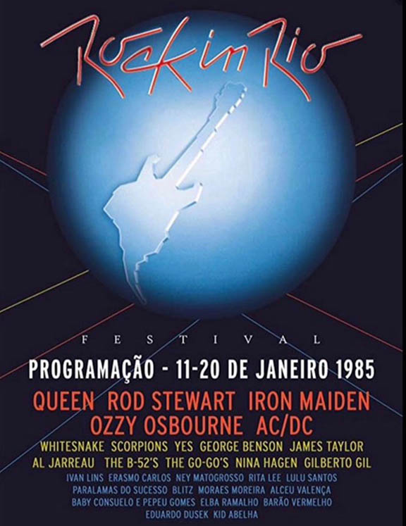 Rock in Rio 1985 poster