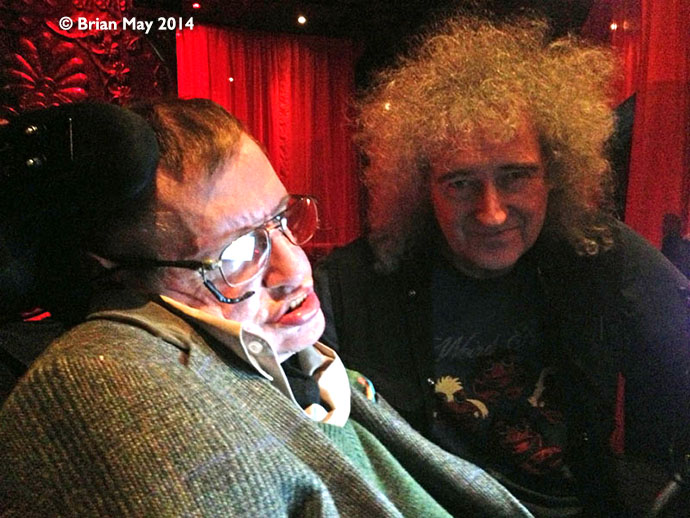 Brian may and Stephen Hawking, Dominion Theqatre 2014