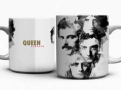 Queen Forever White Mug