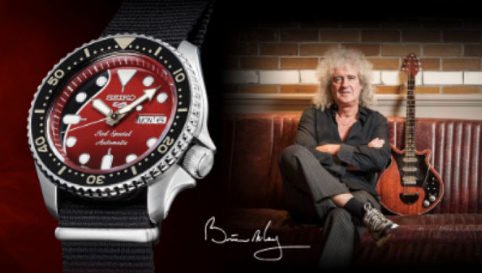 Seiko 5 Sports watch and Brian - banner