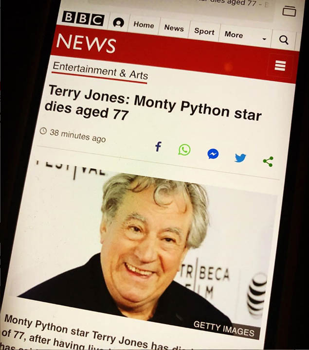 Terry Jones - BBC