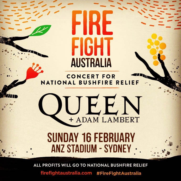 Fire Fight - Queen poster