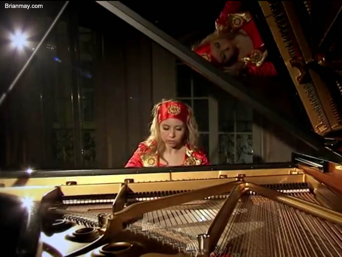 Natalia Posnova at the piano
