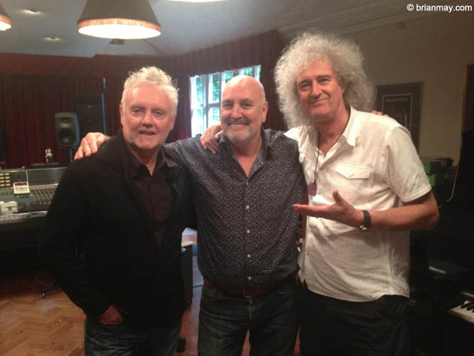 Roger, Chris Thomas and Brian