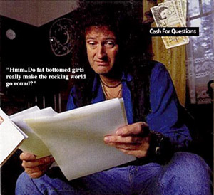 Brian May considers questions