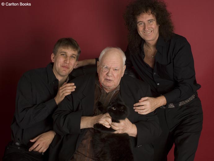 Chris Lintott, Patrick Moore, Brian May and Ptolemy