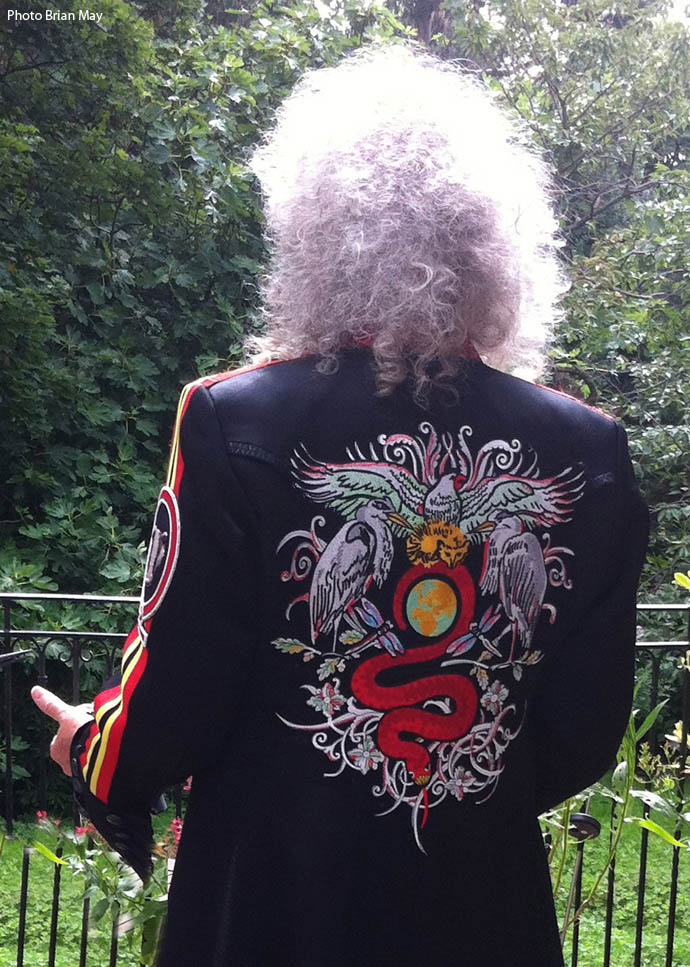 Back view of jacket