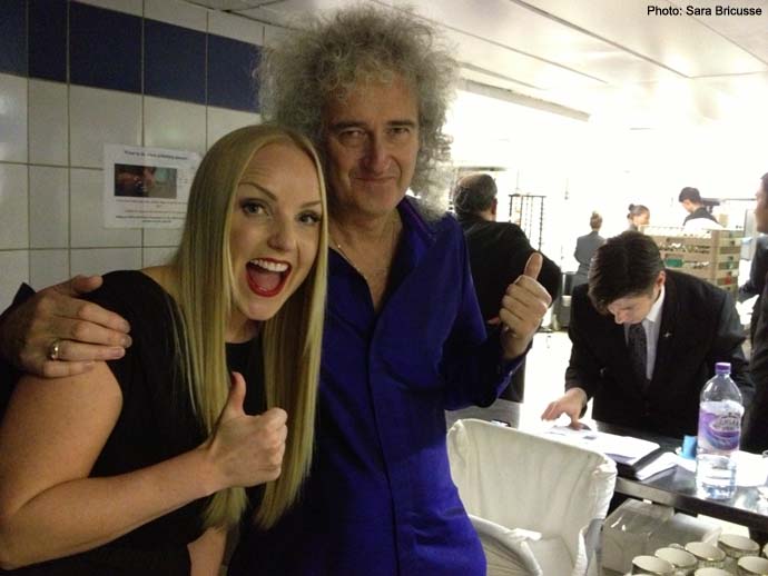 Brian and Kerry in Dorchester kitchen before performance
