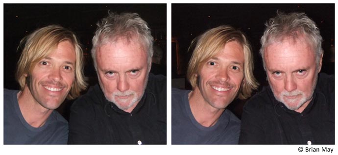 Roger Taylor and Taylor Hawkins - stereo