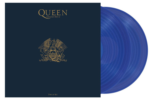 Queen Greatest Hits 2 LP Blue vinyl