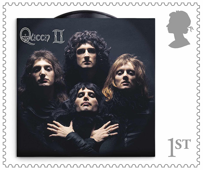Queen II stamp