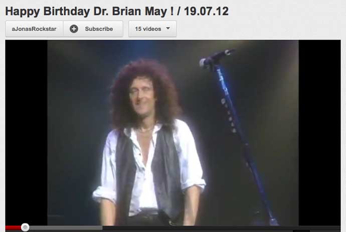 Happy Birthday Dr Brian May