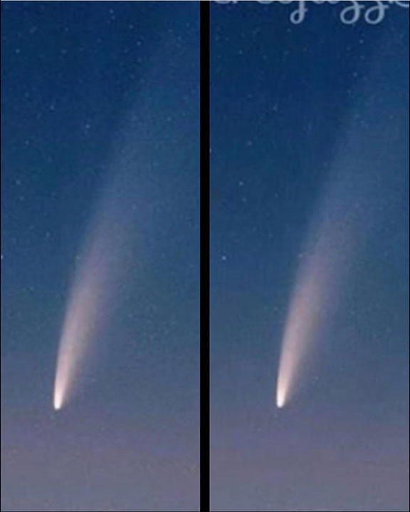 Comet Neowise No 1 - stereo