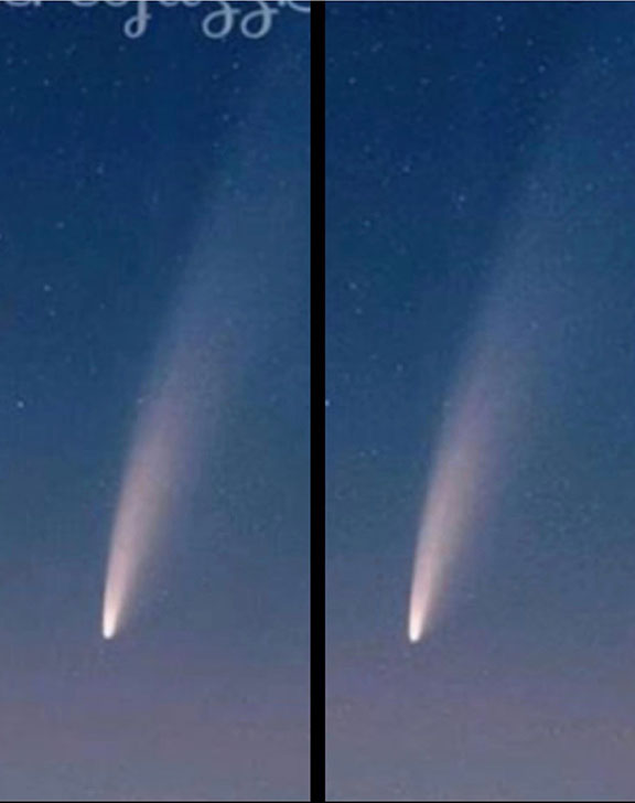 Comet Neowise - stereo - No 2