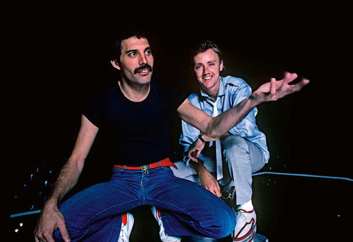 Freddie Mercury & Roger Taylor 1980