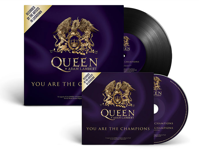 Queen YATC 7" and CD fronts