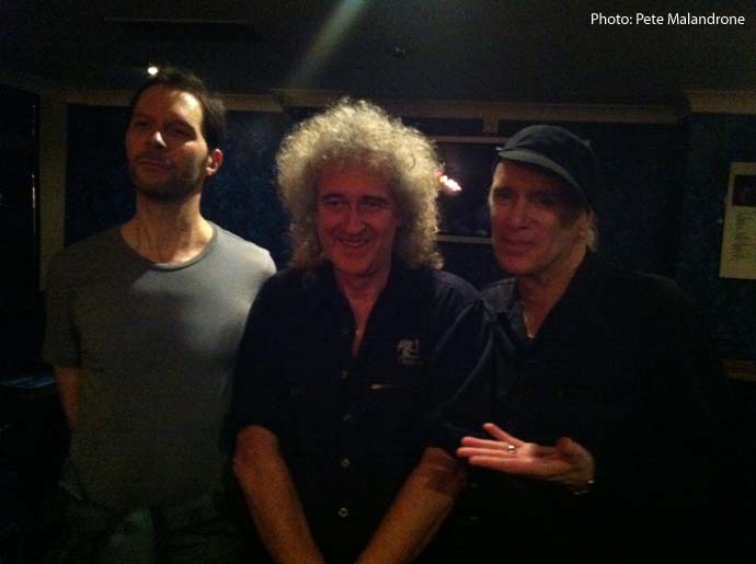 Brian May with Paul Gilbert and Billy Sheehan