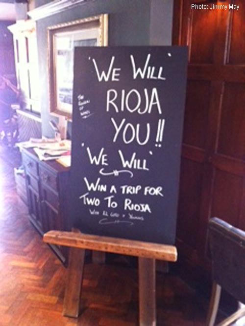 We Will Rioja You