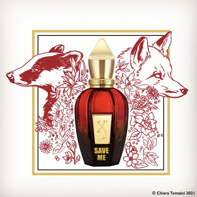 Xerjoff perfume logo by Chiara Tomaini