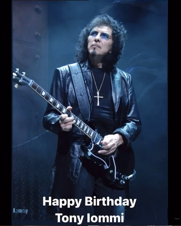 Happy Birthday Tony Iommi