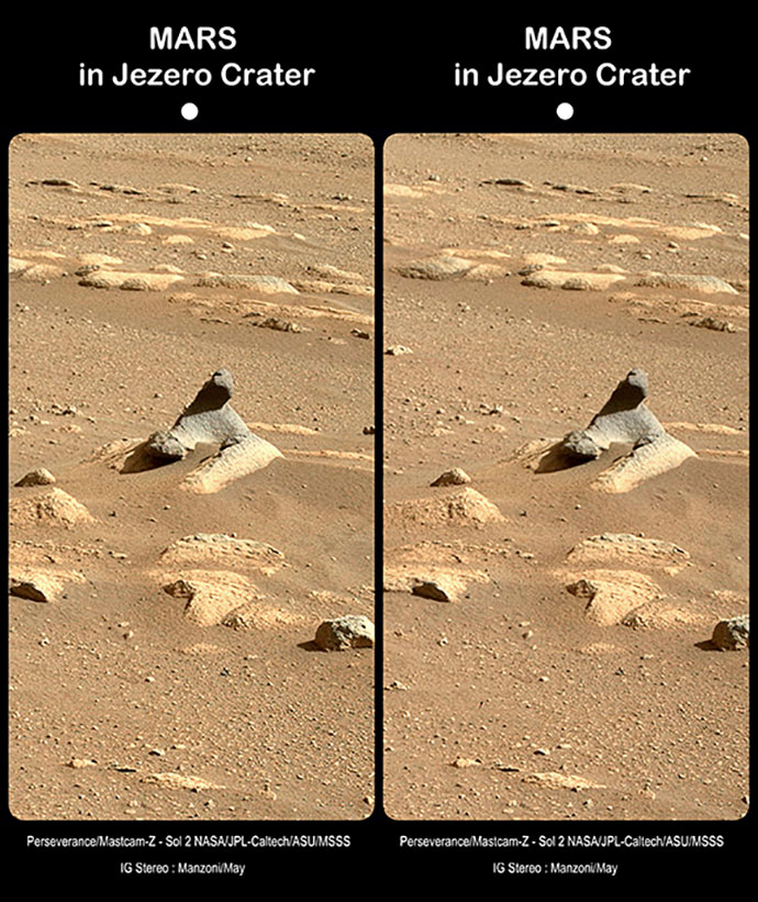 Mars in Jezero Crater - parallel