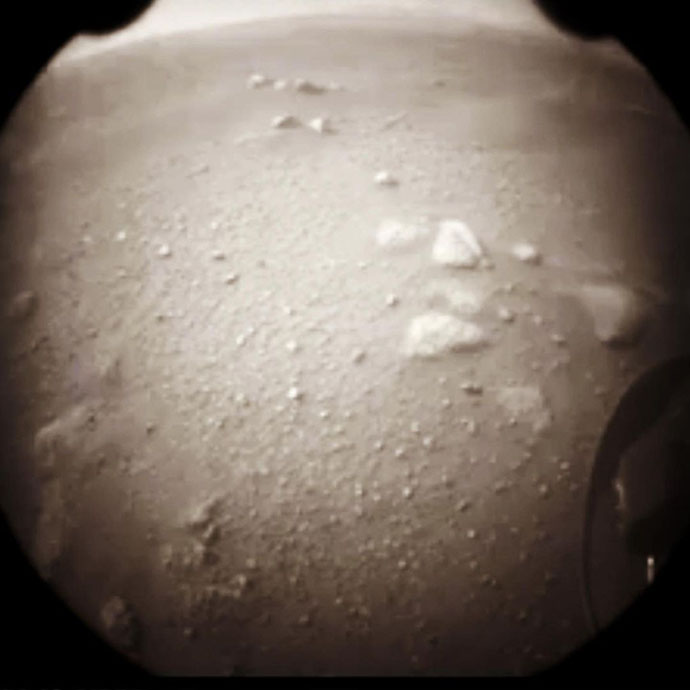 Peseverance -first Mars picture