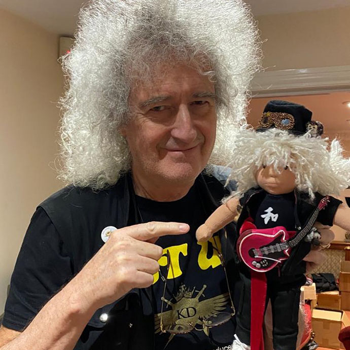 Bri with Bri doll - by Sally Avery Frost