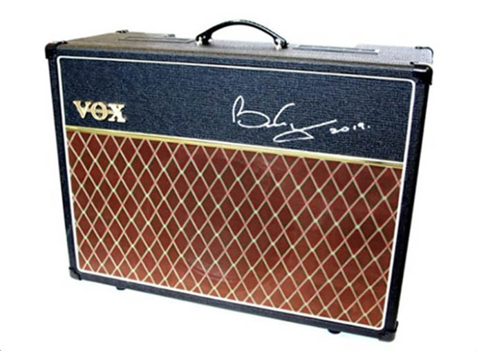 Brian May-signed VOX amp