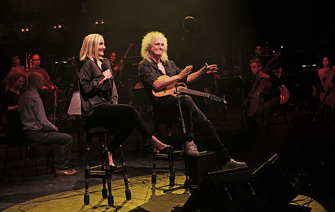 Kerry Ellis and Brian May in concert