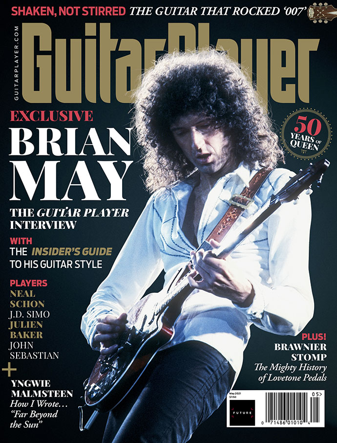 Brian May cover picture - Guitar Player Magazine May 2021