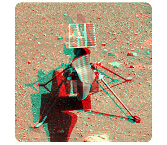 Helicopter Anaglyph 3
