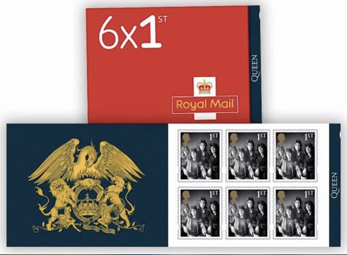 Queen Postage Stamp Book