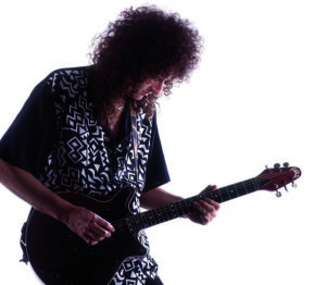 Brian May with guitar - by Richard Gray (c) Duck Productions - crop