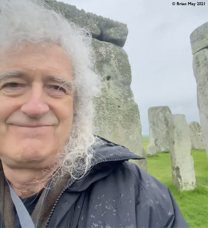 Brian selfie at Stonehenge