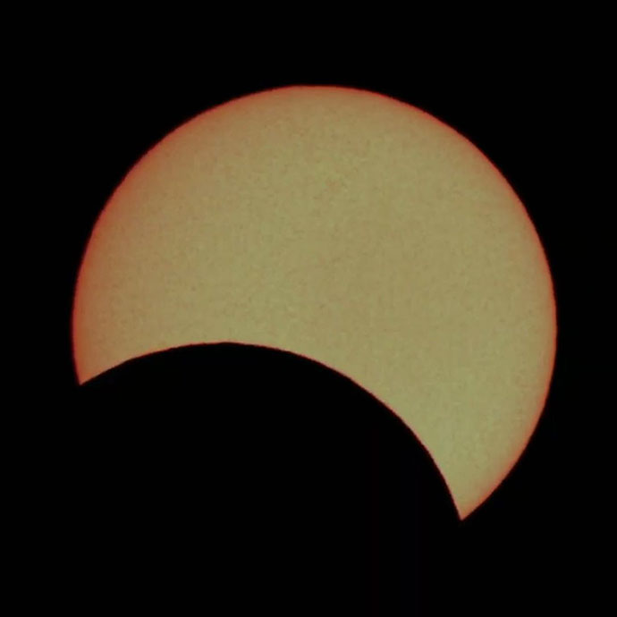 Partial eclipse of the Sun