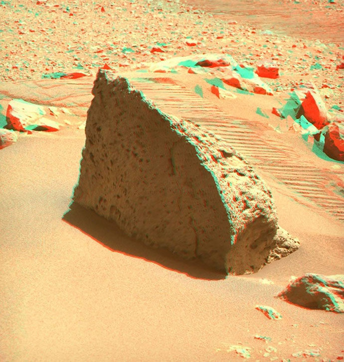 Mars Perseverance incline anaglyph 06