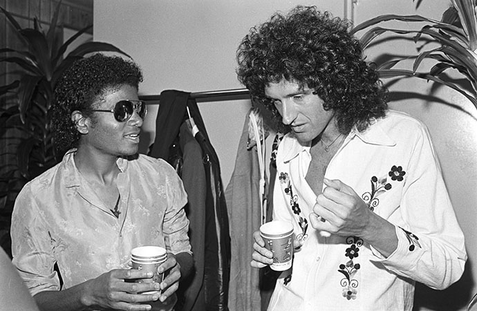 Michael Jackson and Brian May