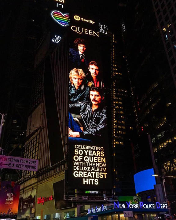 Queen GH New York billboard