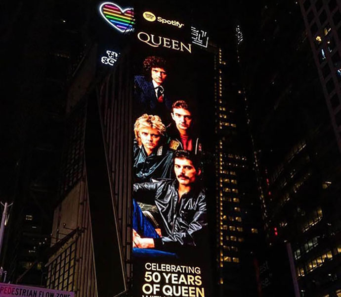 Queen GH New York billboard
