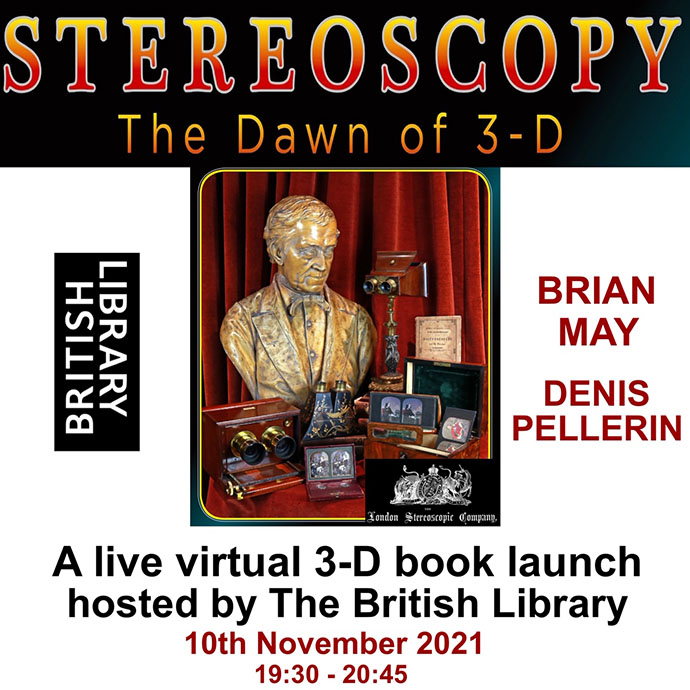 Stereoscopy book launch invitation